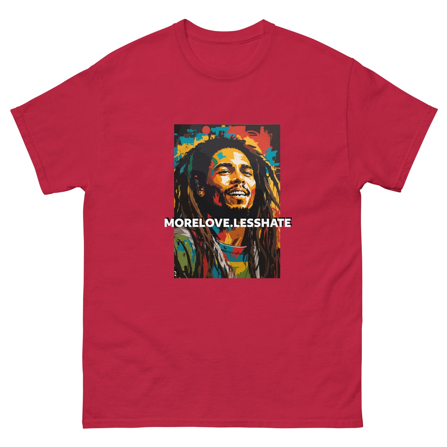 Bob Marley (MORELOVELESSHATE TEE)