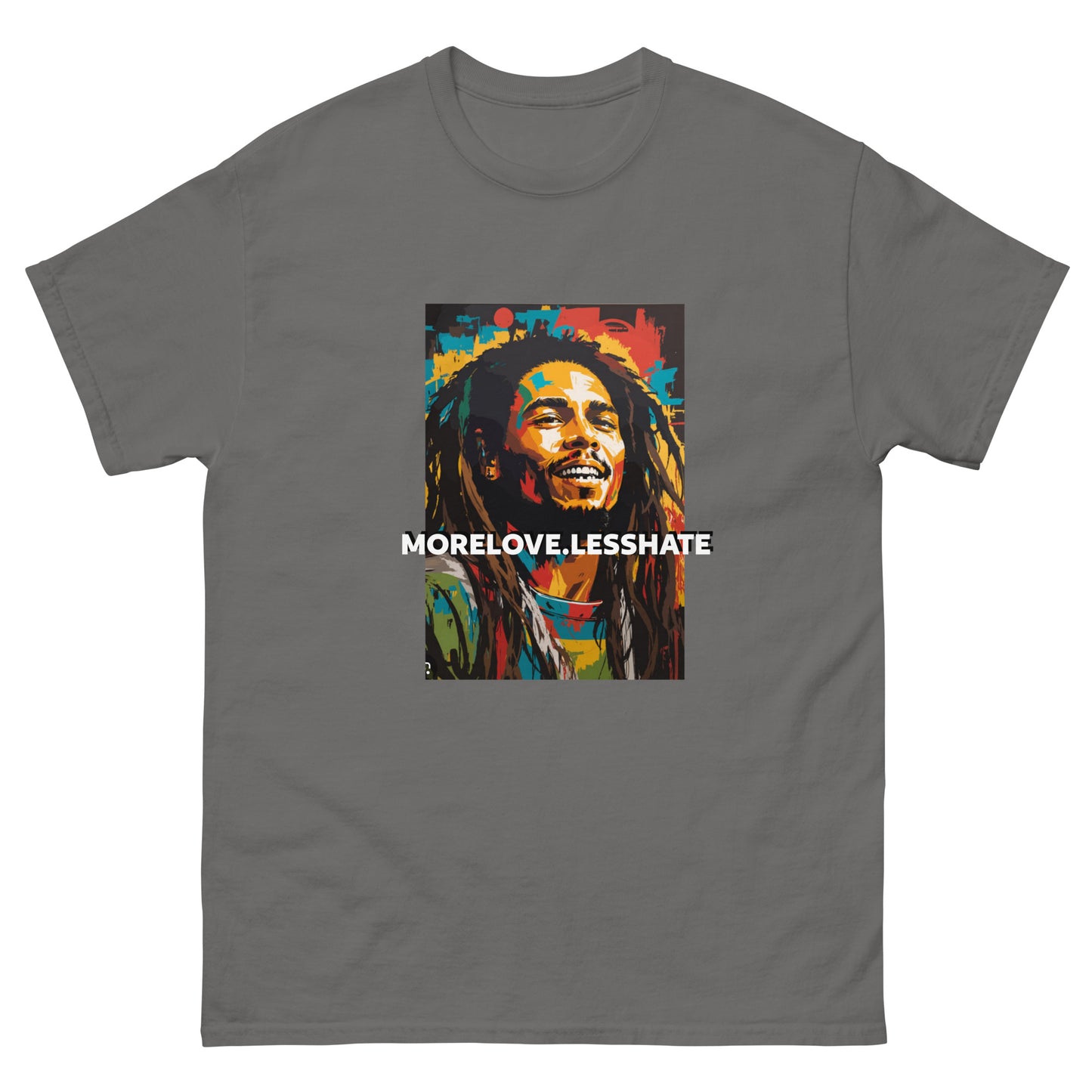 Bob Marley (MORELOVELESSHATE TEE)