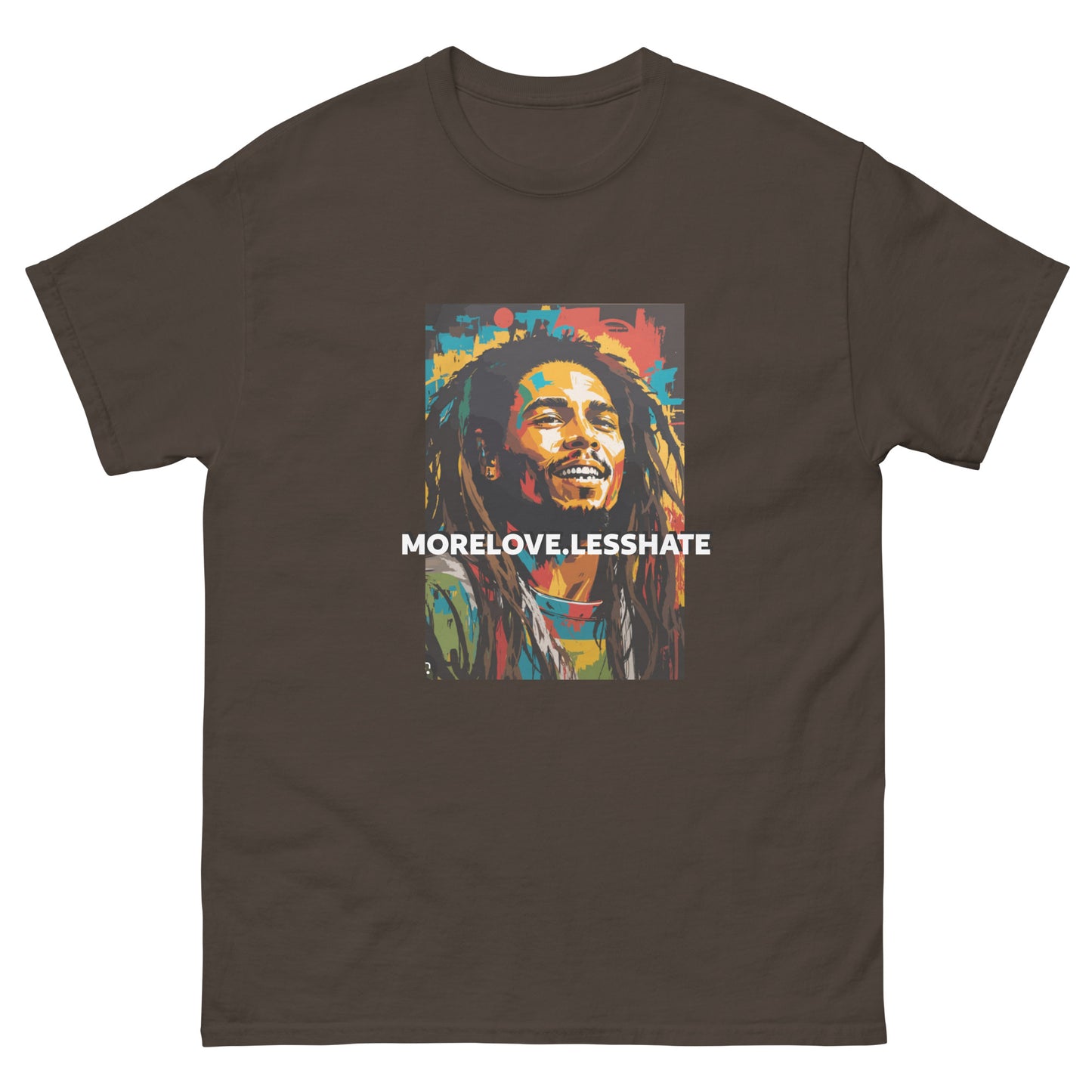 Bob Marley (MORELOVELESSHATE TEE)