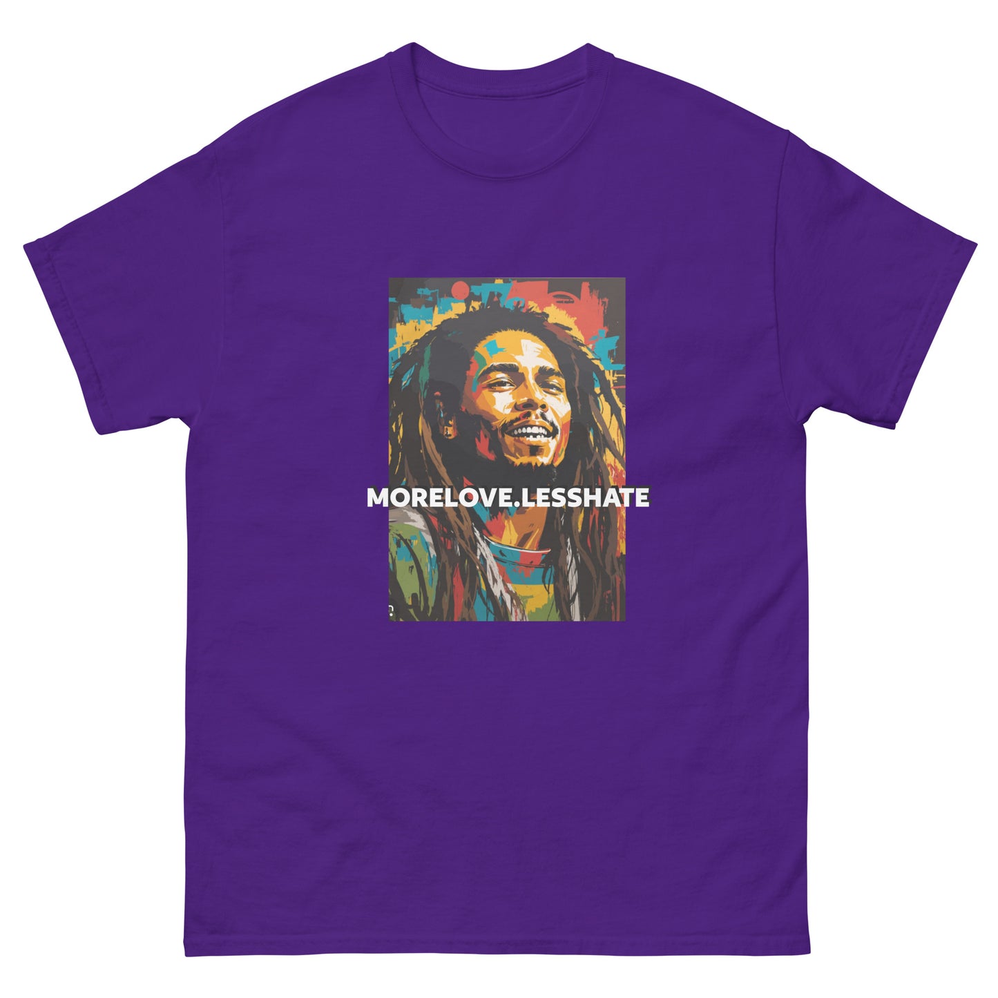 Bob Marley (MORELOVELESSHATE TEE)