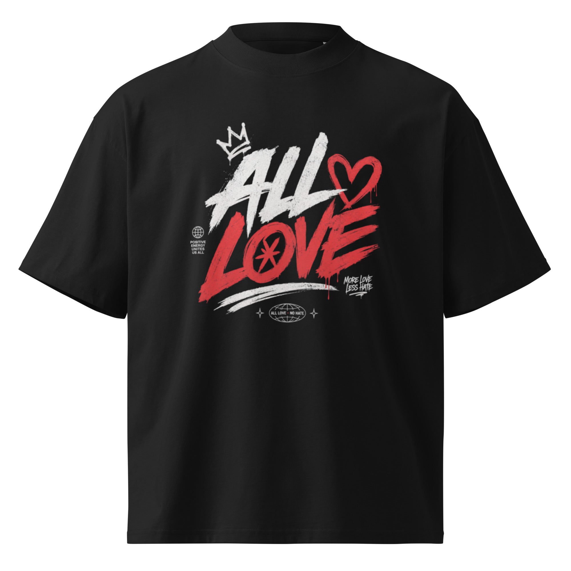 ALL LOVE oversized t-shirt – MORELOVELESSHATE