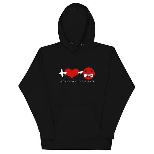 Classic More Love Less Hate Hoodie